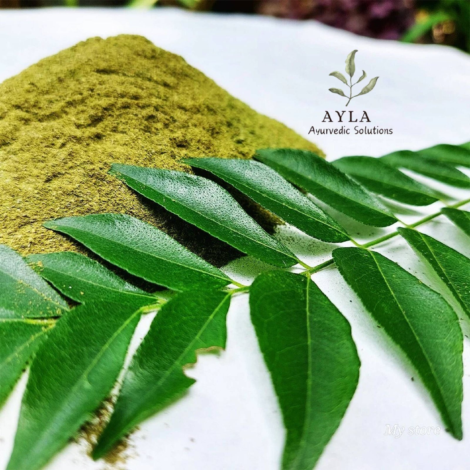 Curry Leaf Powder - Ayla Ayurvedic Herbal Tea - Image 3